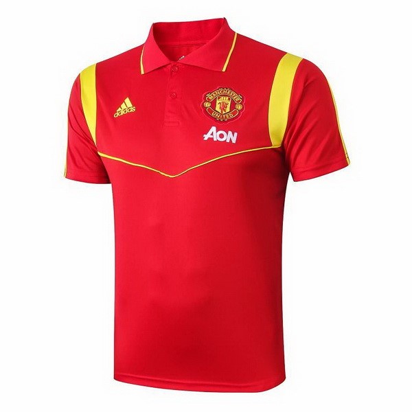 Replicas Polo Manchester United 2019/20 Rojo Oro